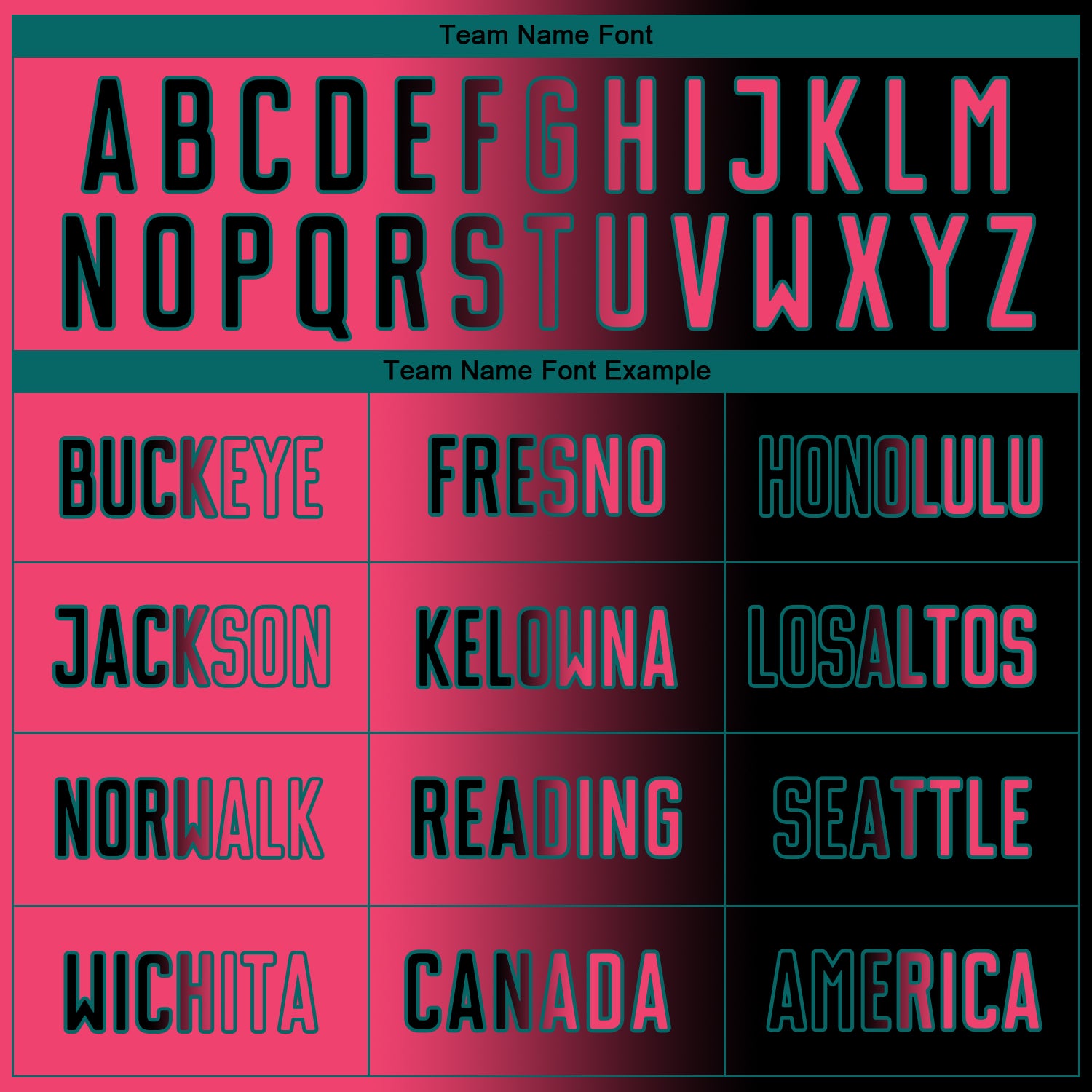 Custom Black Neon Pink-Teal Sublimation Gradient Fashion Soccer Uniform Jersey