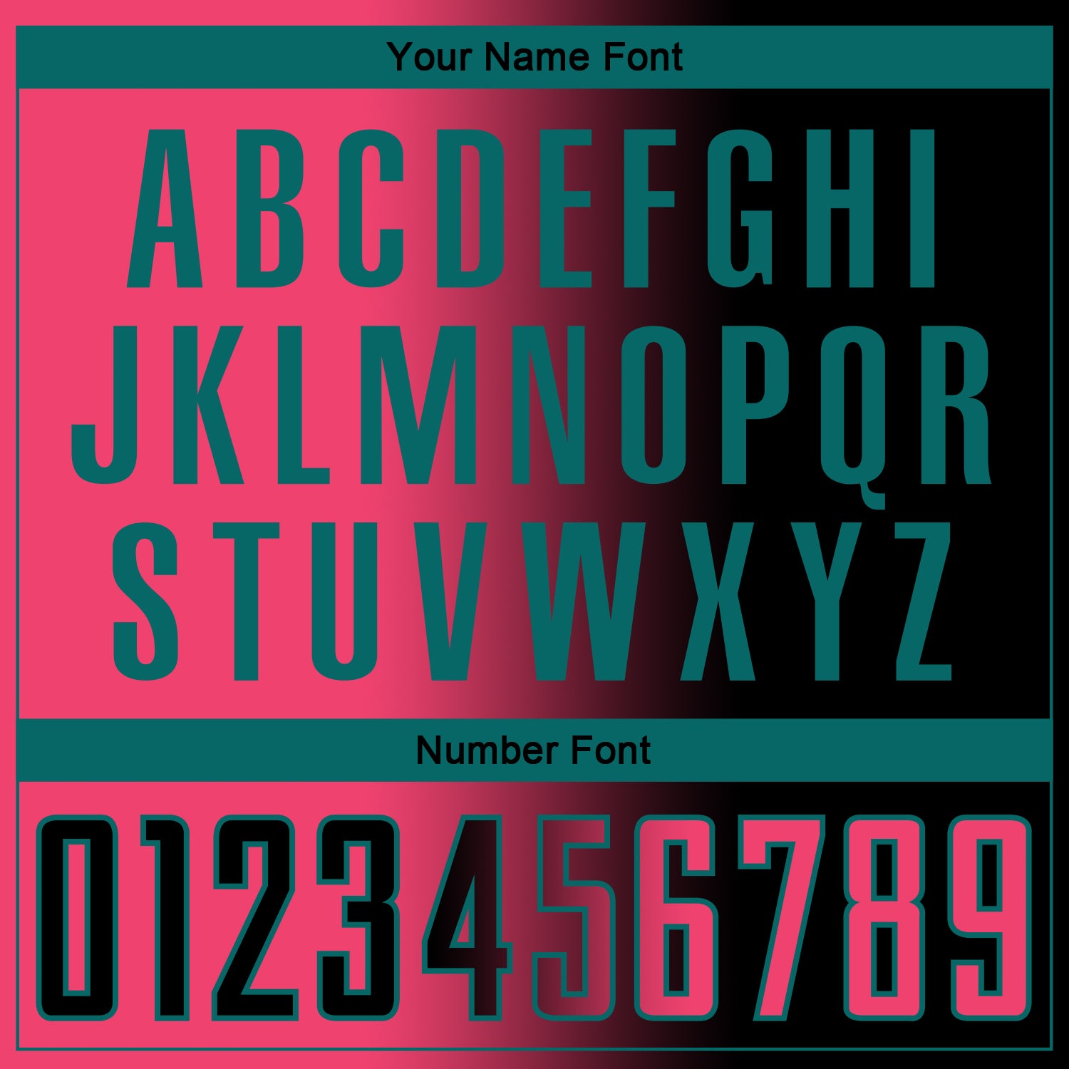 Custom Black Neon Pink-Teal Sublimation Gradient Fashion Soccer Uniform Jersey