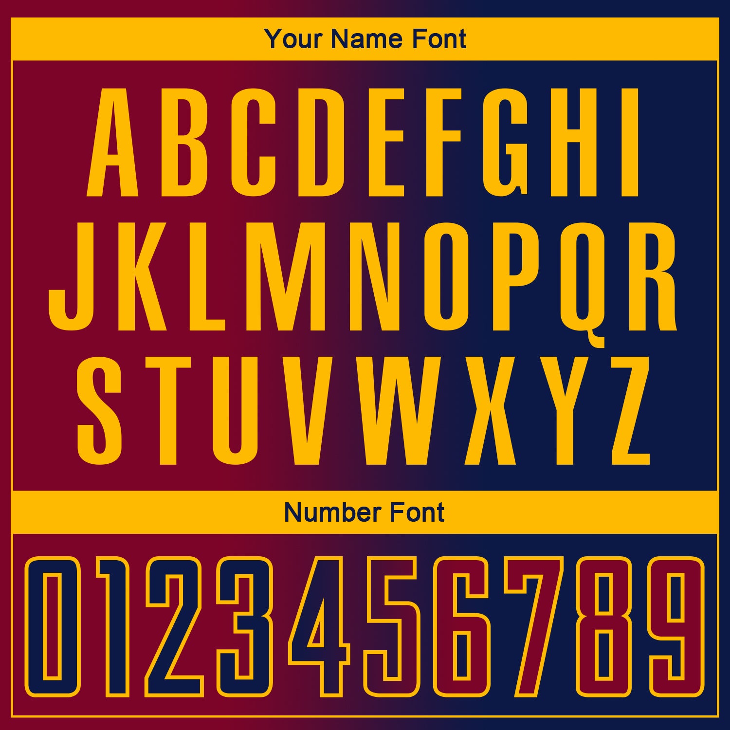 Custom Navy Maroon-Gold Sublimation Gradient Fashion Soccer Uniform Jersey