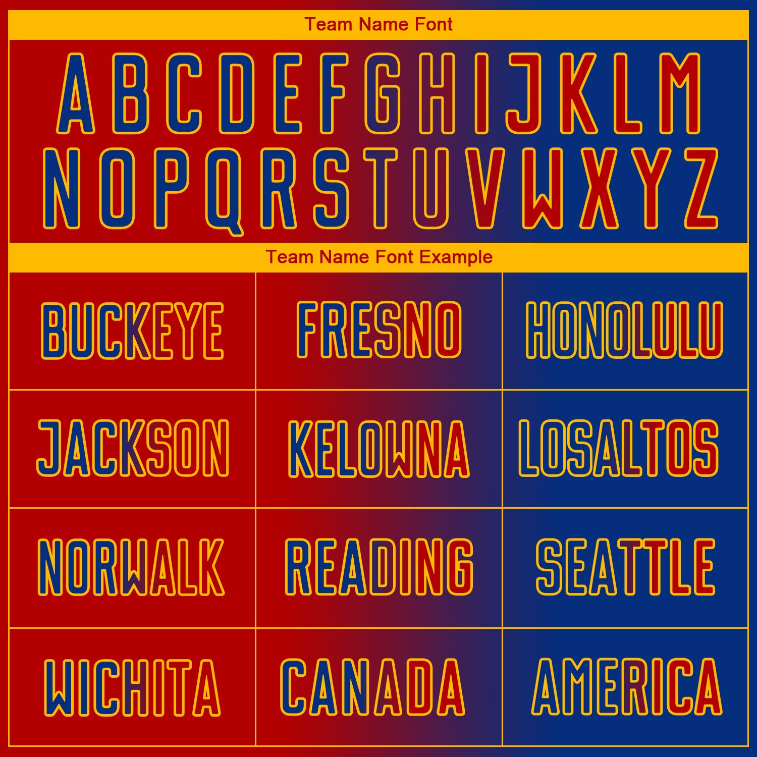 Custom Royal Red-Gold Sublimation Gradient Fashion Soccer Uniform Jersey