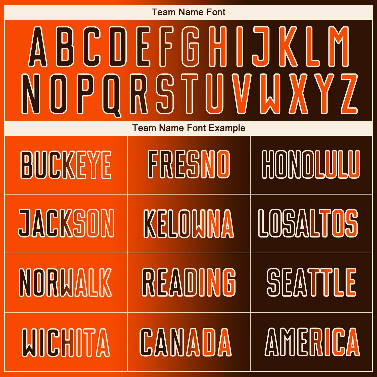 Custom Brown Orange-Cream Sublimation Gradient Fashion Soccer Uniform Jersey