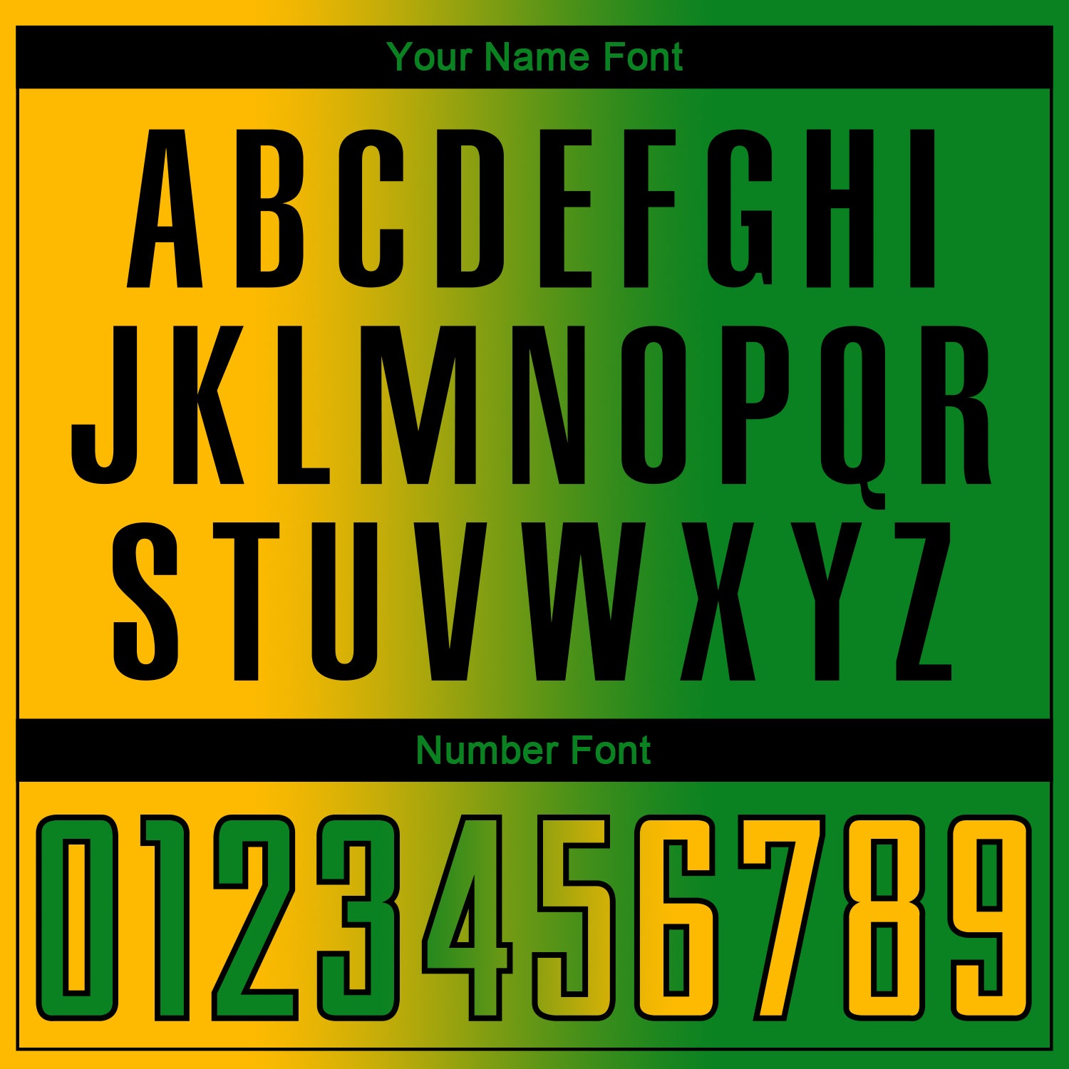 Custom Grass Green Gold-Black Sublimation Gradient Fashion Soccer Uniform Jersey