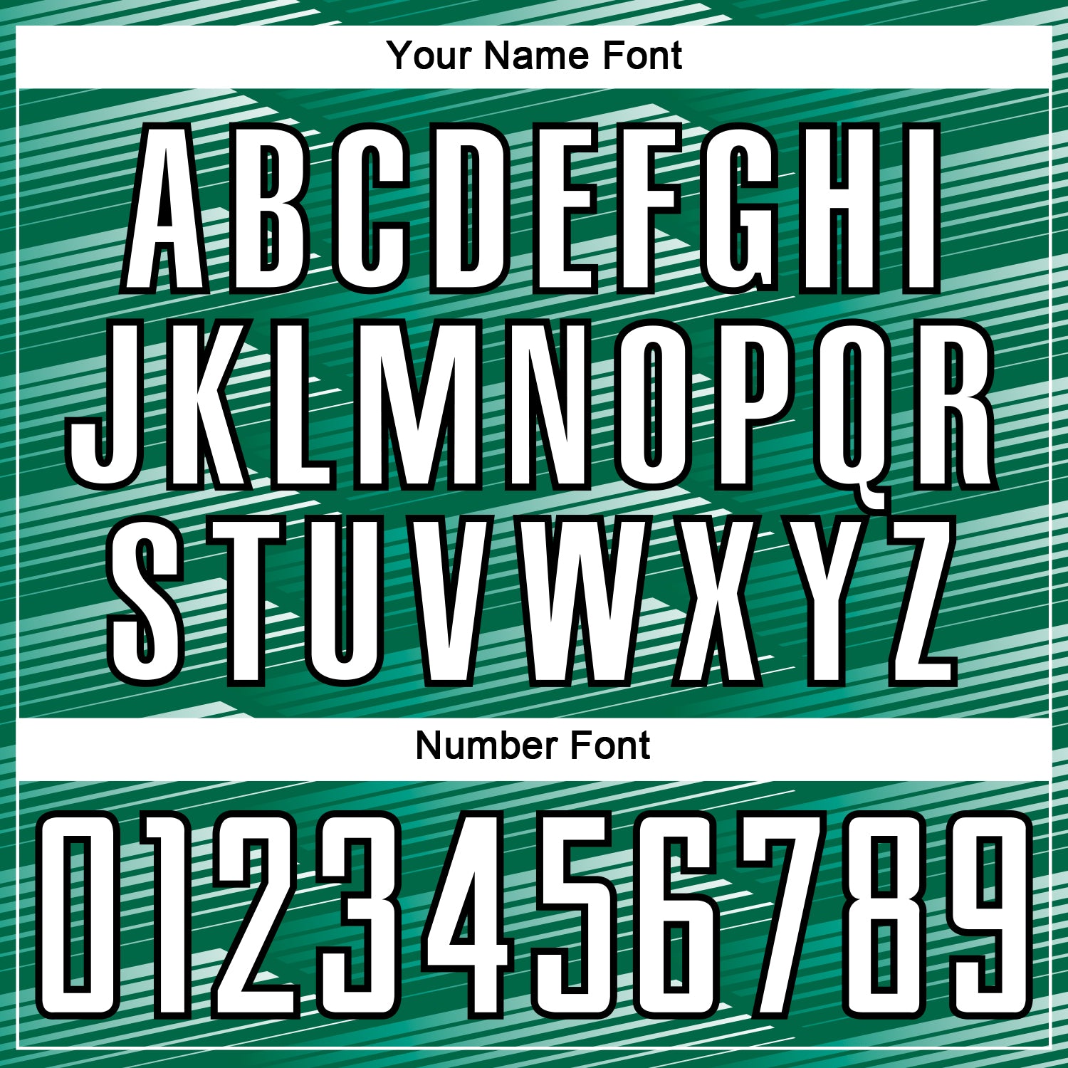 Custom Kelly Green White-Black Stripe Line Sublimation Soccer Uniform Jersey