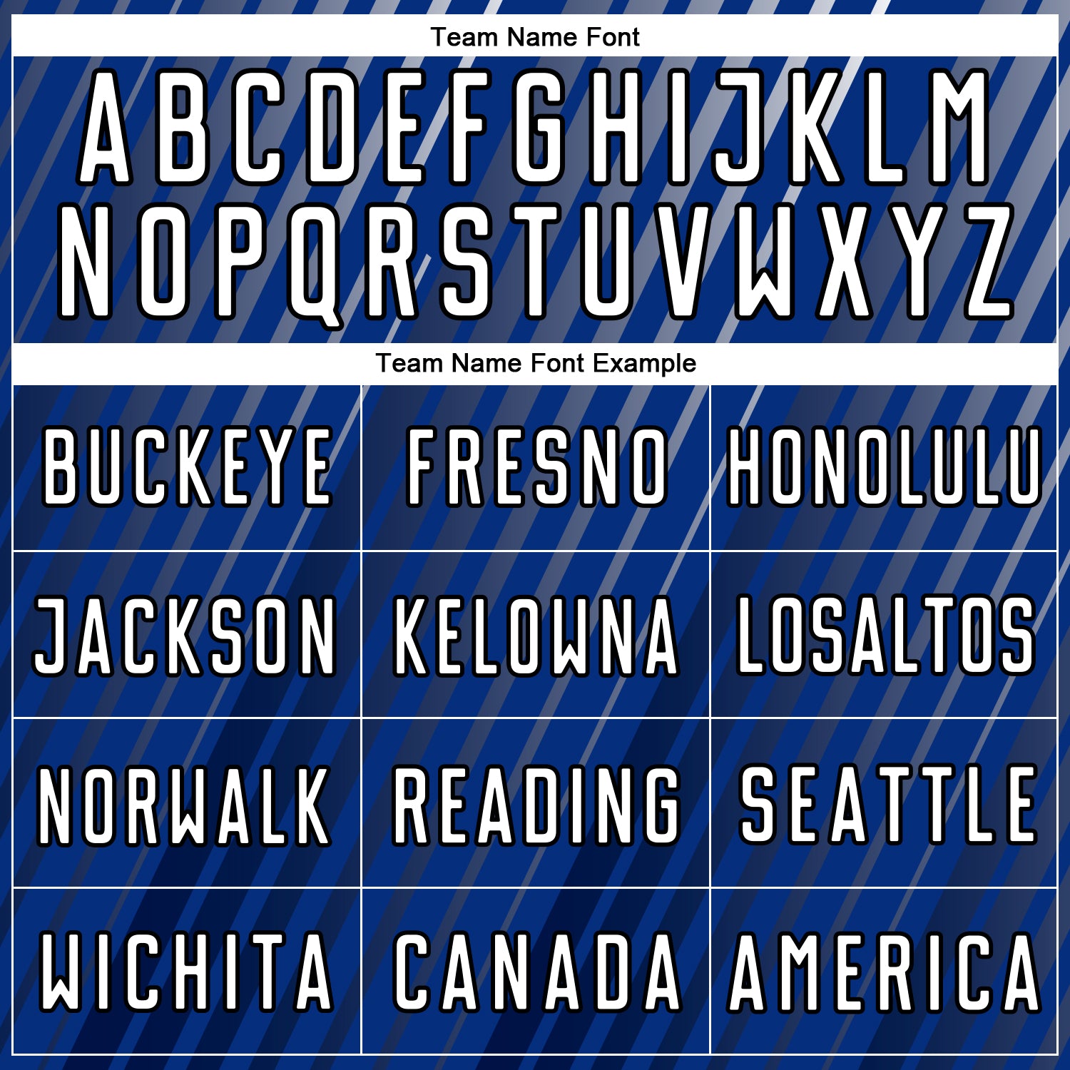 Custom Royal White-Black Stripe Line Sublimation Soccer Uniform Jersey