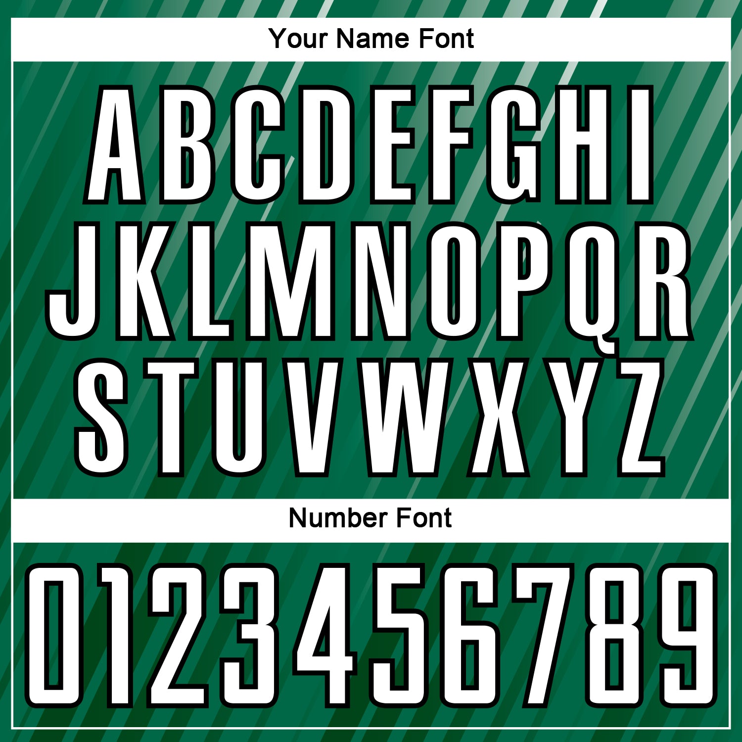 Custom Kelly Green White-Black Stripe Line Sublimation Soccer Uniform Jersey