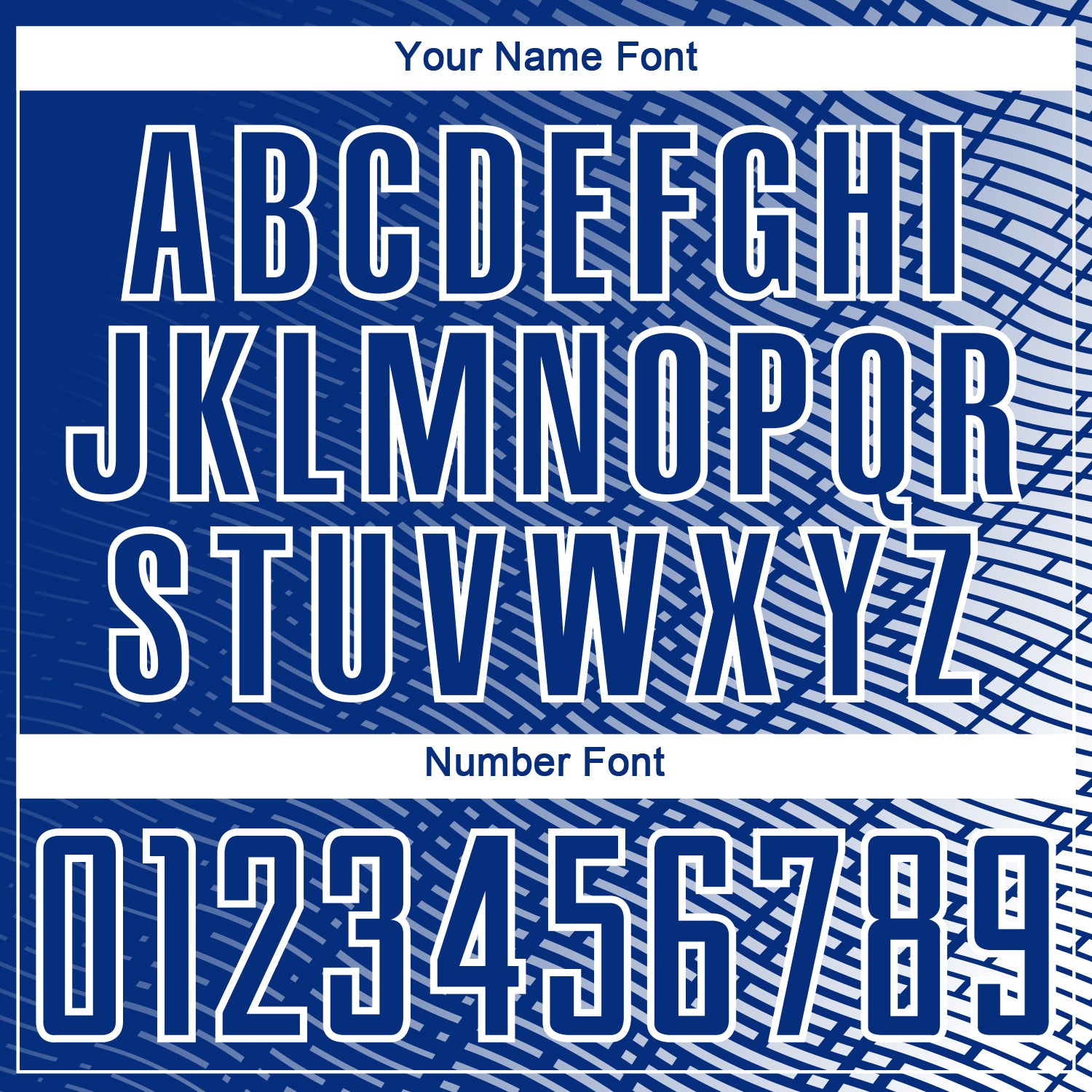 Custom Royal White Stripe Line Sublimation Soccer Uniform Jersey