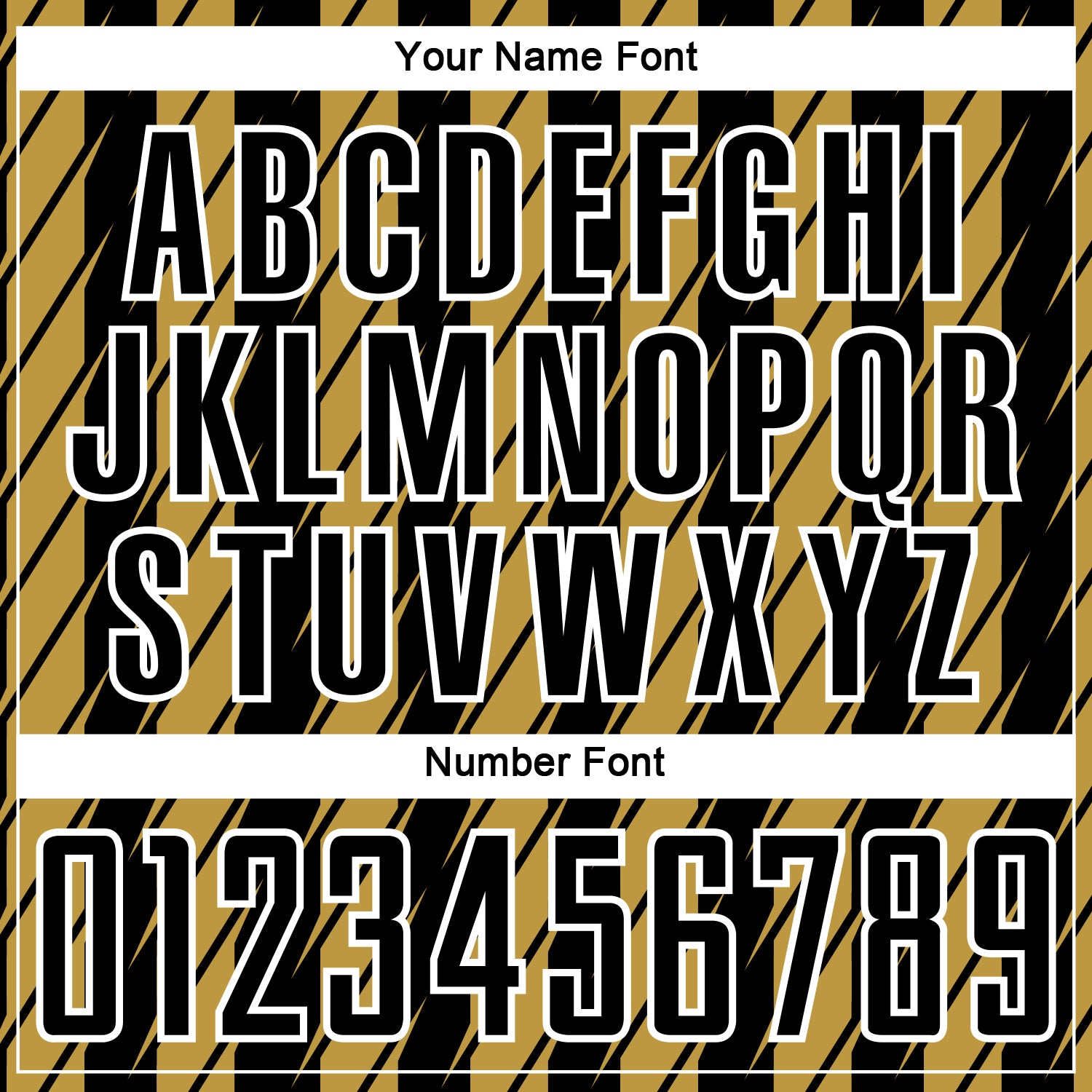 Custom Black Old Gold-White Stripe Line Sublimation Soccer Uniform Jersey