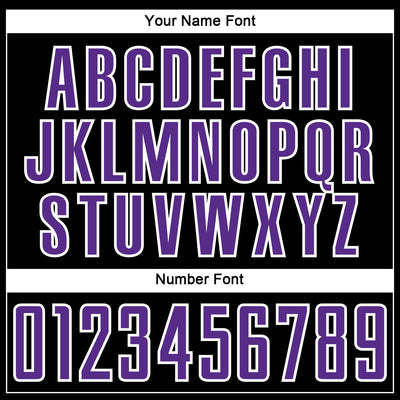 Custom Black Purple-White Splash Sublimation Soccer Uniform Jersey