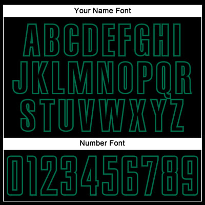 Custom Black Kelly Green Splash Sublimation Soccer Uniform Jersey