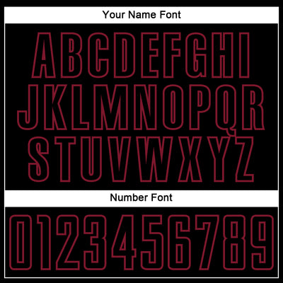 Custom Black Crimson Splash Sublimation Soccer Uniform Jersey