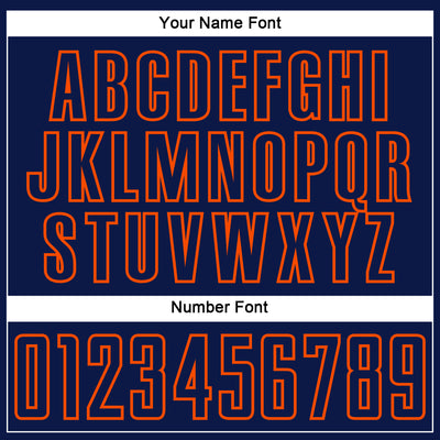 Custom Navy Orange Splash Sublimation Soccer Uniform Jersey