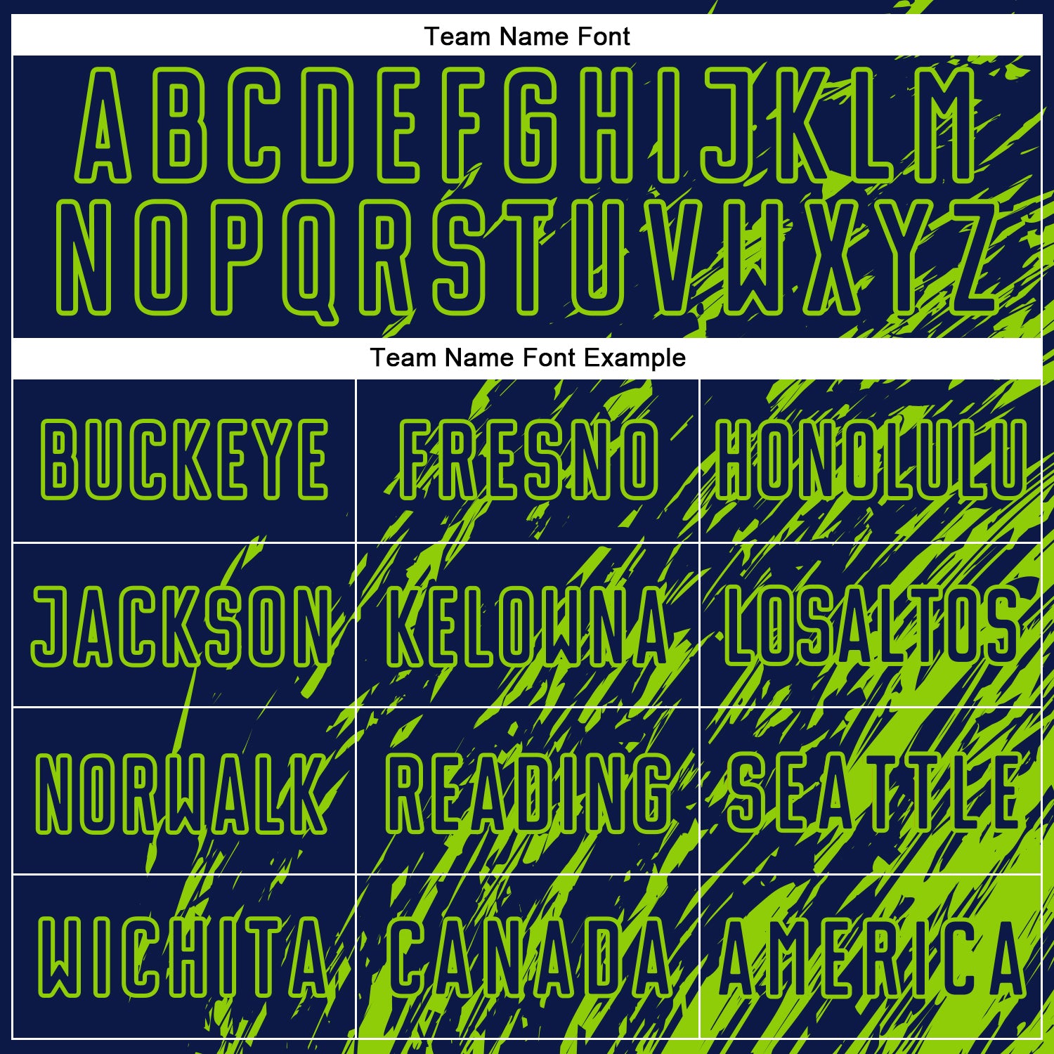 Custom Navy Neon Green Splash Sublimation Soccer Uniform Jersey