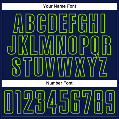 Custom Navy Neon Green Splash Sublimation Soccer Uniform Jersey