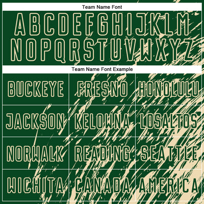 Custom Green Cream Splash Sublimation Soccer Uniform Jersey