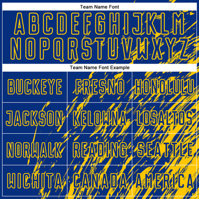 Custom Royal Yellow Splash Sublimation Soccer Uniform Jersey