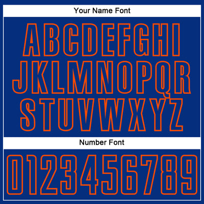 Custom Royal Orange Splash Sublimation Soccer Uniform Jersey