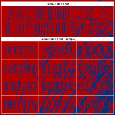 Custom Red Royal Splash Sublimation Soccer Uniform Jersey