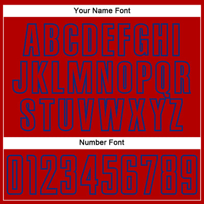 Custom Red Royal Splash Sublimation Soccer Uniform Jersey