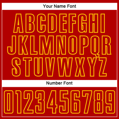 Custom Red Gold Splash Sublimation Soccer Uniform Jersey