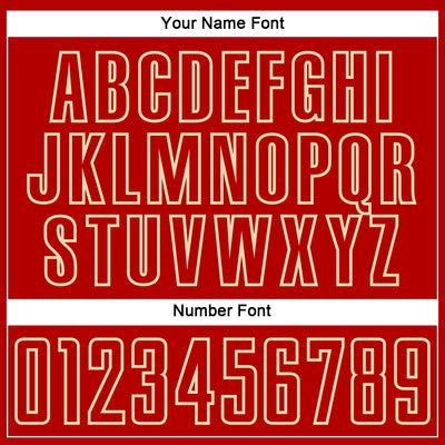 Custom Red Cream Splash Sublimation Soccer Uniform Jersey