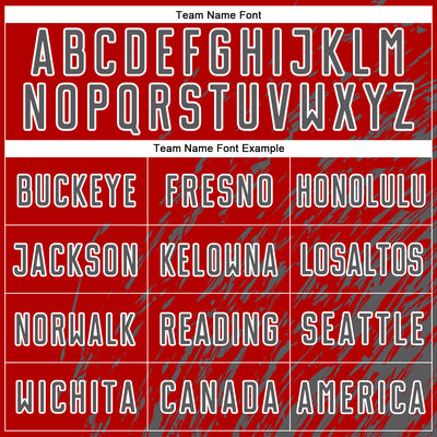 Custom Red Steel Gray-White Splash Sublimation Soccer Uniform Jersey