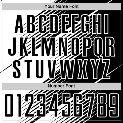 Custom Black White Line Sublimation Soccer Uniform Jersey