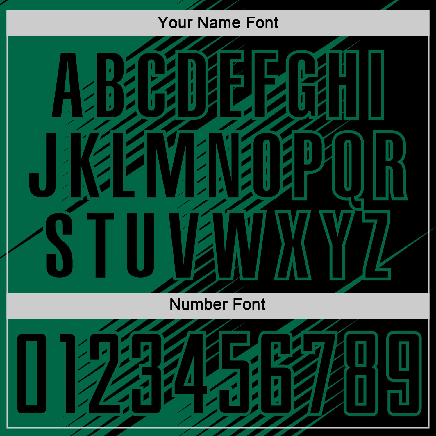 Custom Black Kelly Green Line Sublimation Soccer Uniform Jersey