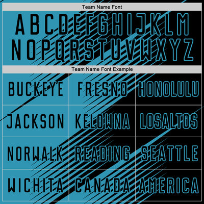 Custom Black Panther Blue Line Sublimation Soccer Uniform Jersey