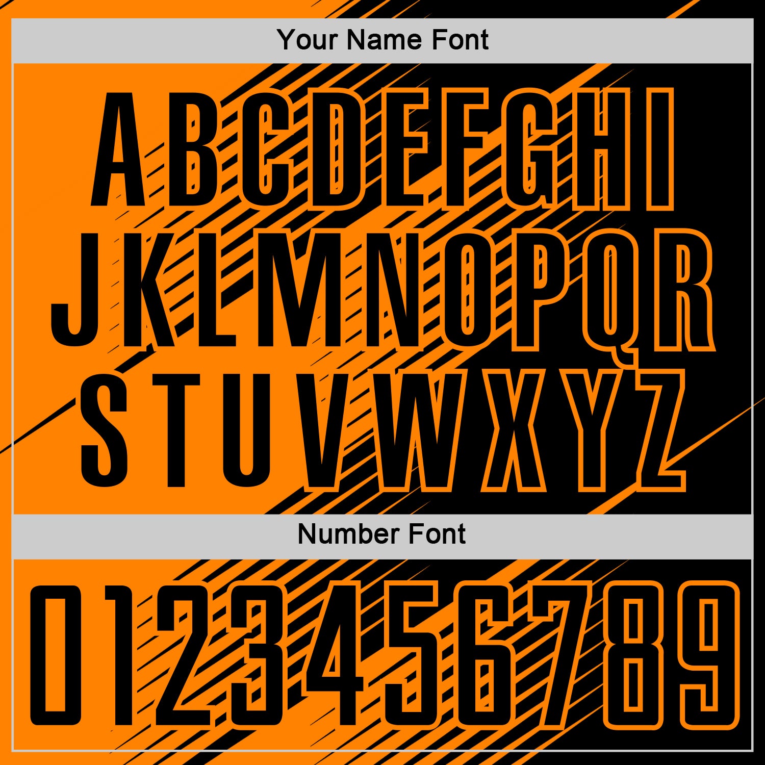 Custom Black Bay Orange Line Sublimation Soccer Uniform Jersey