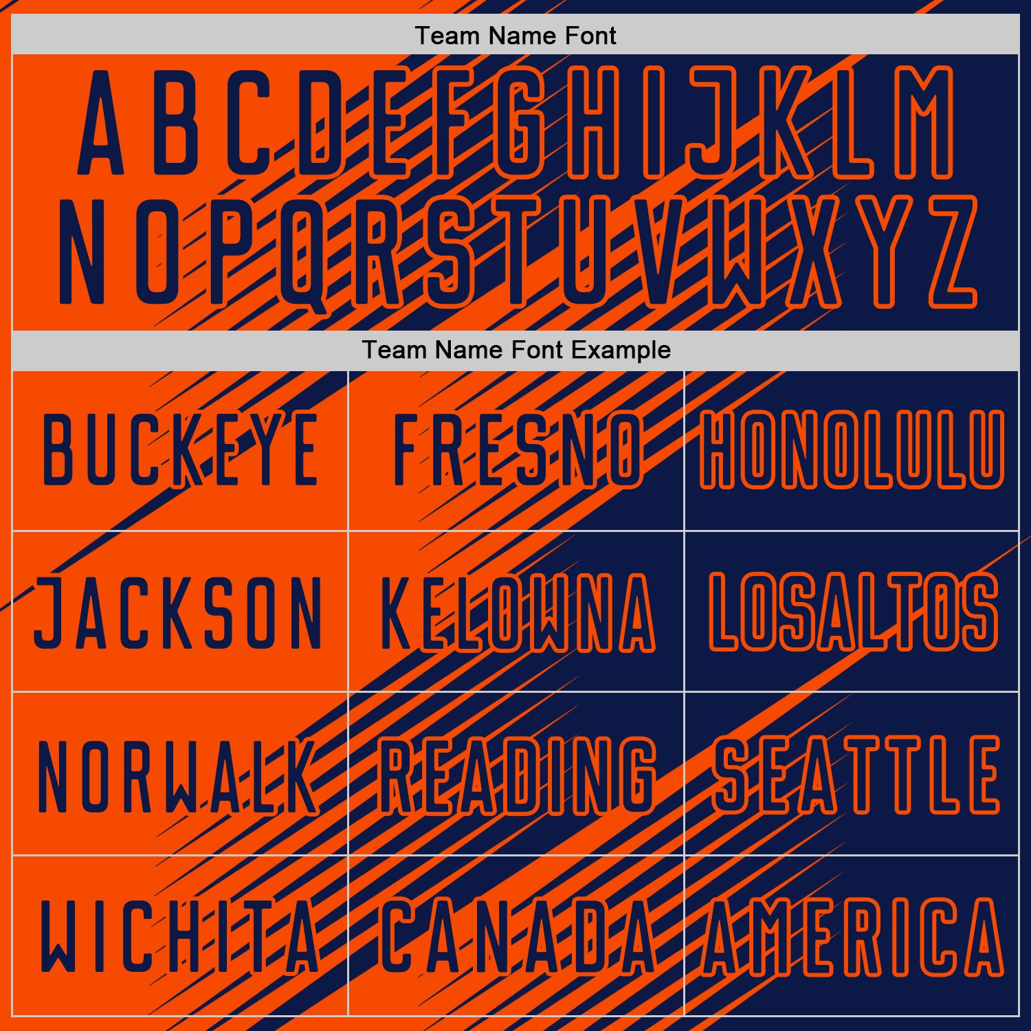 Custom Navy Orange Line Sublimation Soccer Uniform Jersey