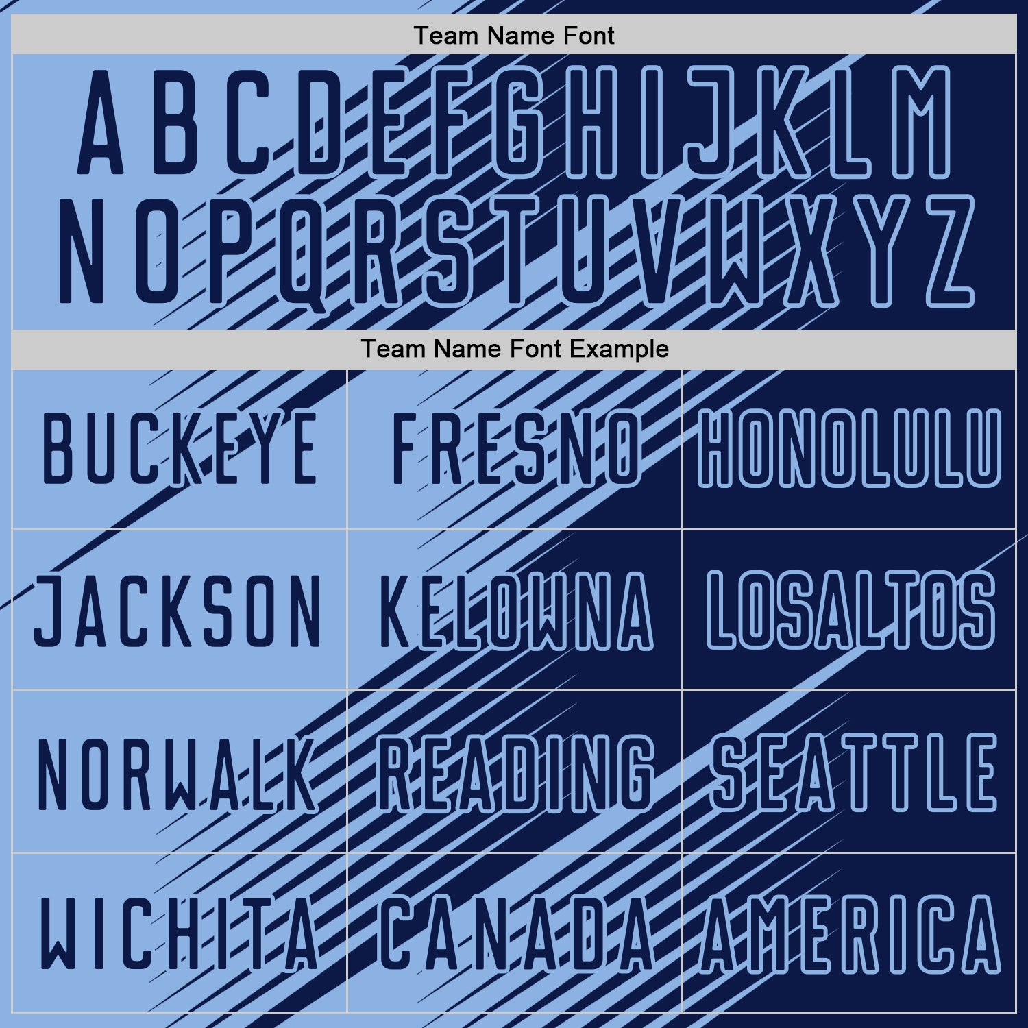 Custom Navy Light Blue Line Sublimation Soccer Uniform Jersey