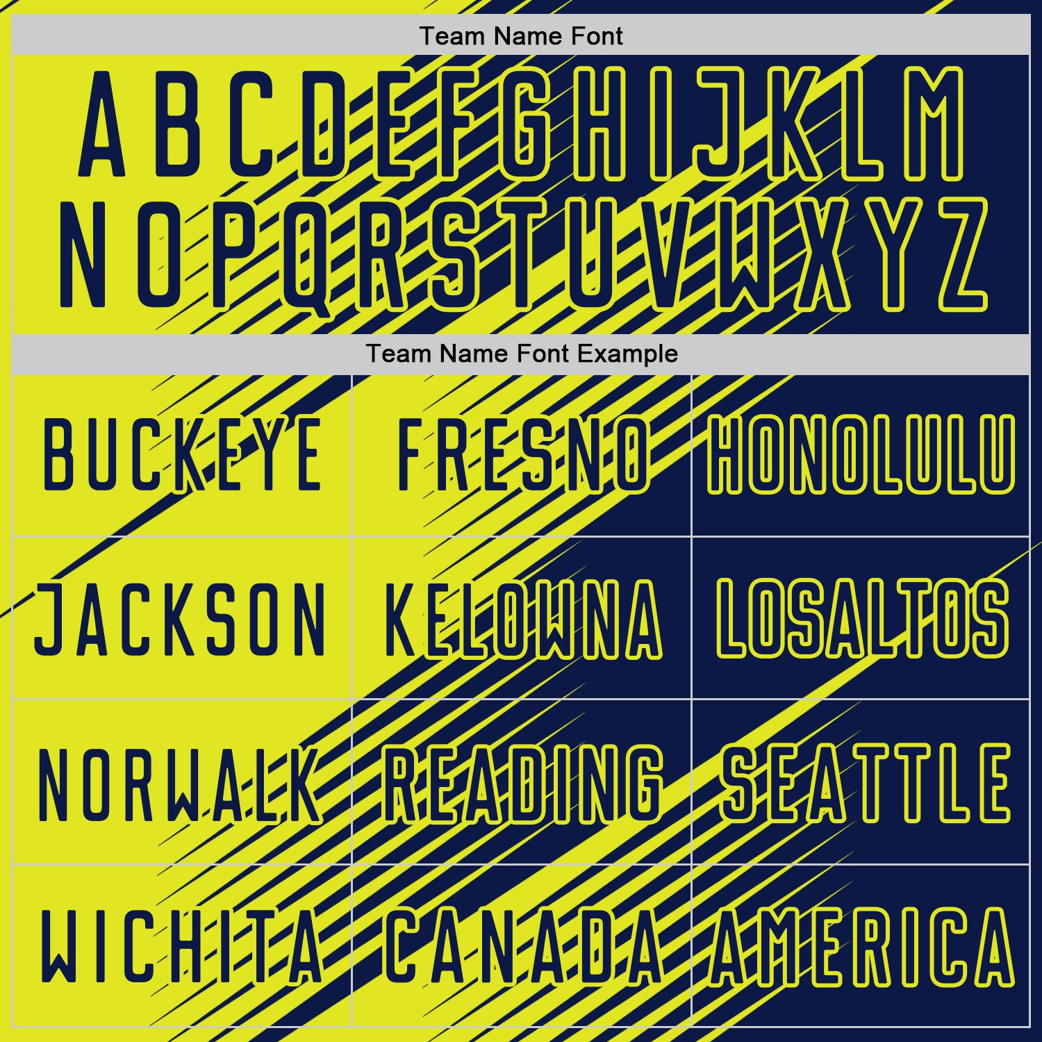 Custom Navy Neon Yellow Line Sublimation Soccer Uniform Jersey