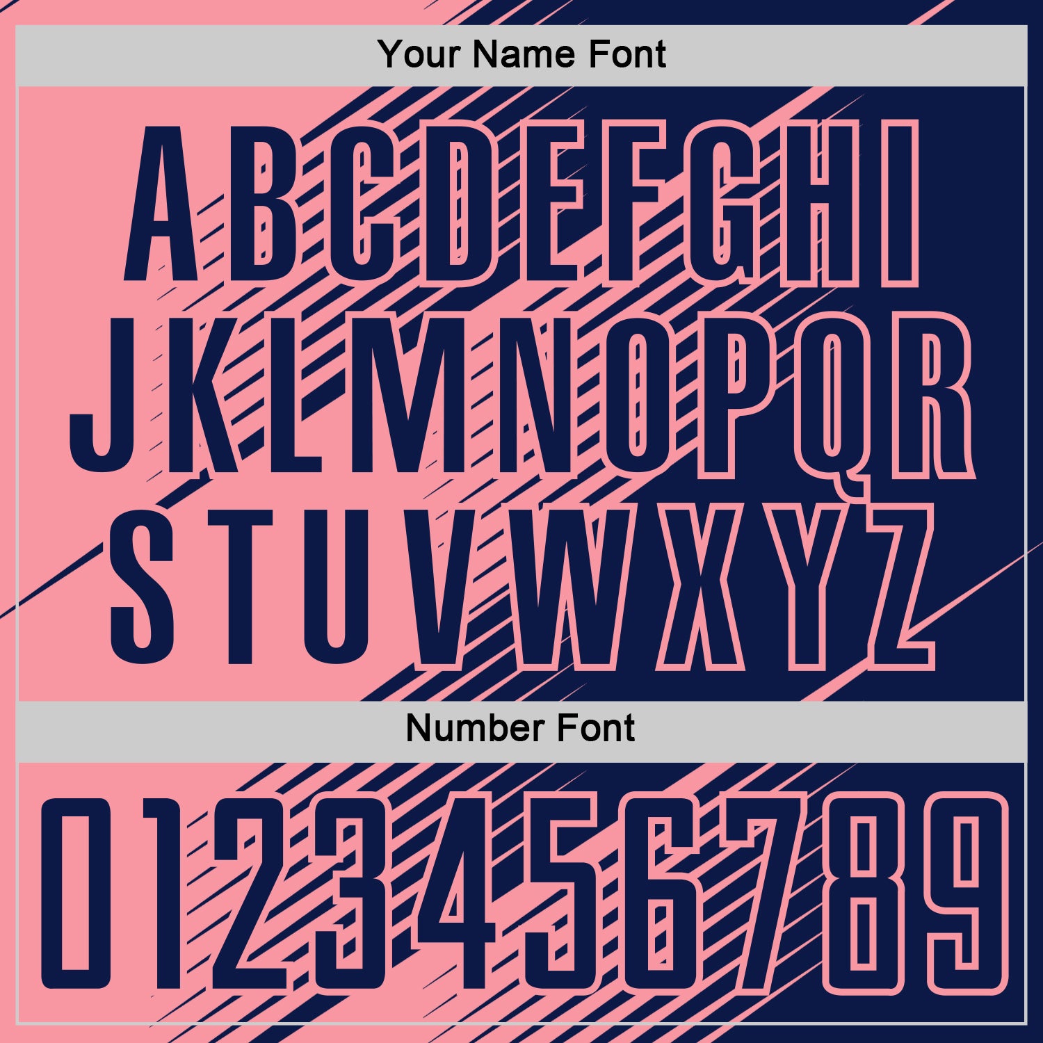 Custom Navy Medium Pink Line Sublimation Soccer Uniform Jersey