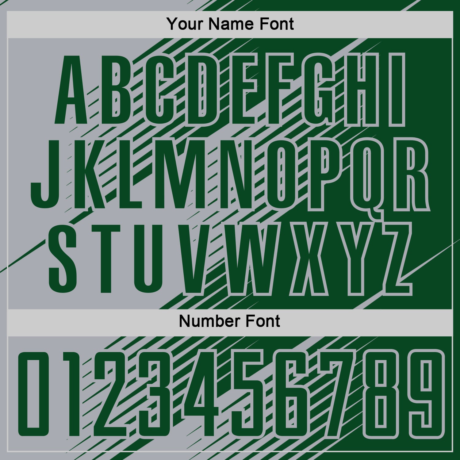 Custom Green Gray Line Sublimation Soccer Uniform Jersey