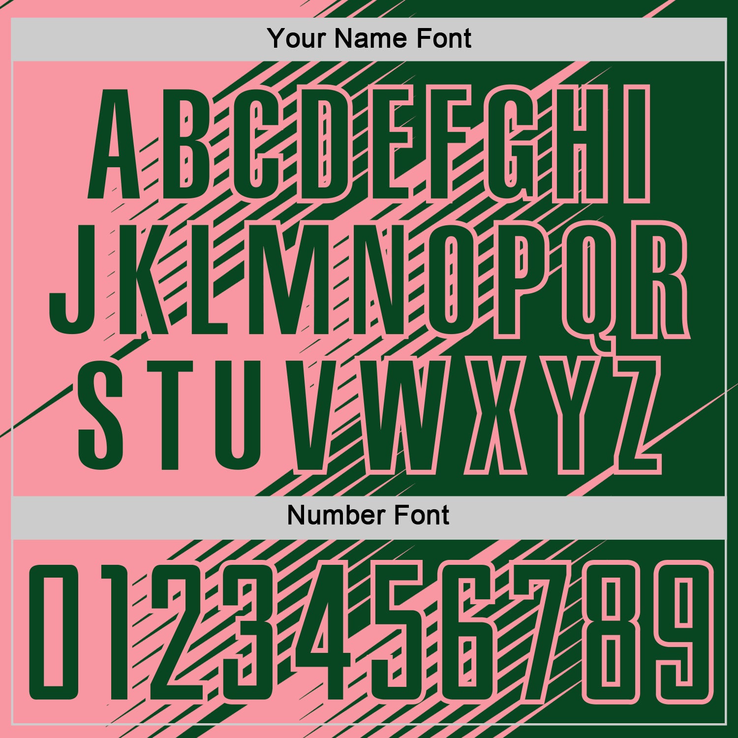 Custom Green Medium Pink Line Sublimation Soccer Uniform Jersey