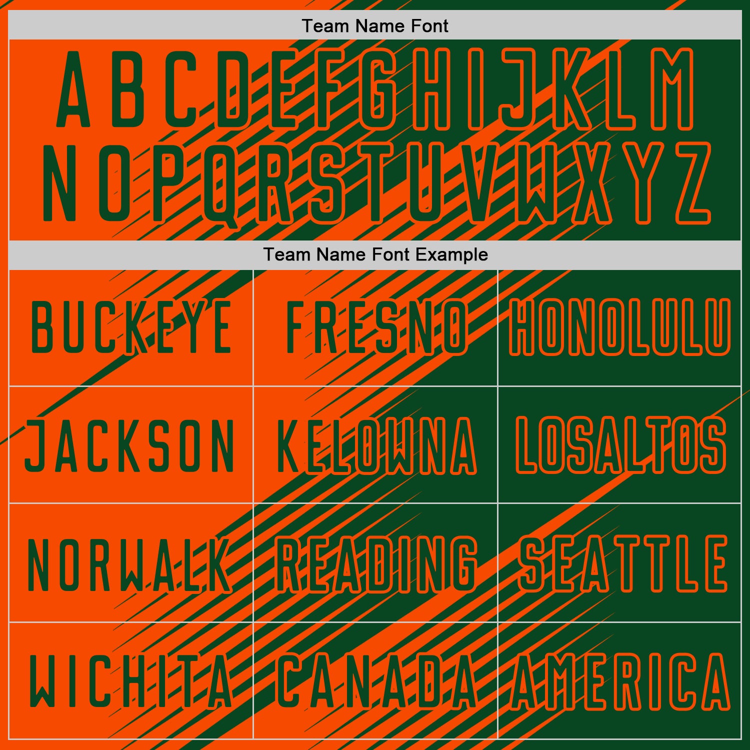 Custom Green Orange Line Sublimation Soccer Uniform Jersey