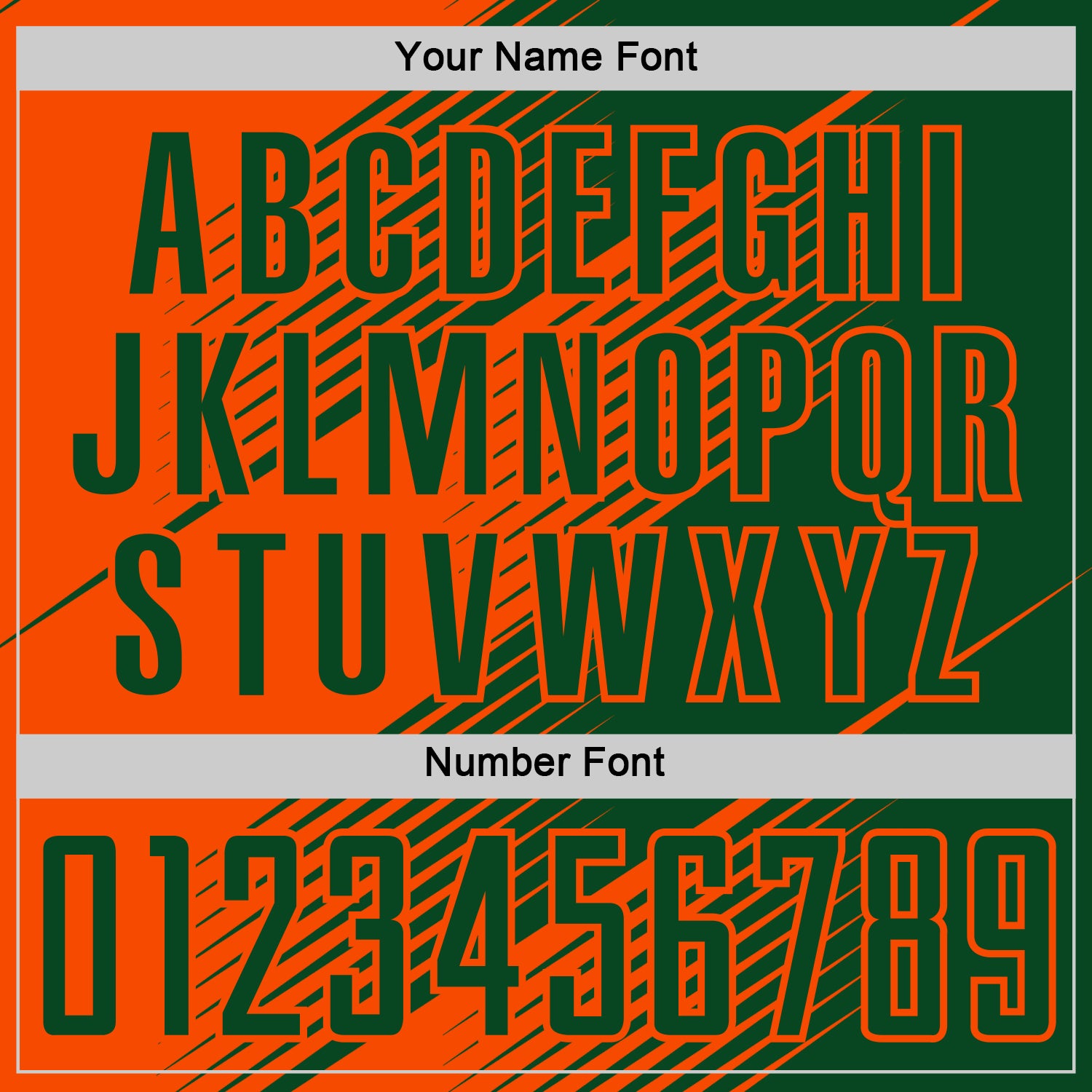 Custom Green Orange Line Sublimation Soccer Uniform Jersey