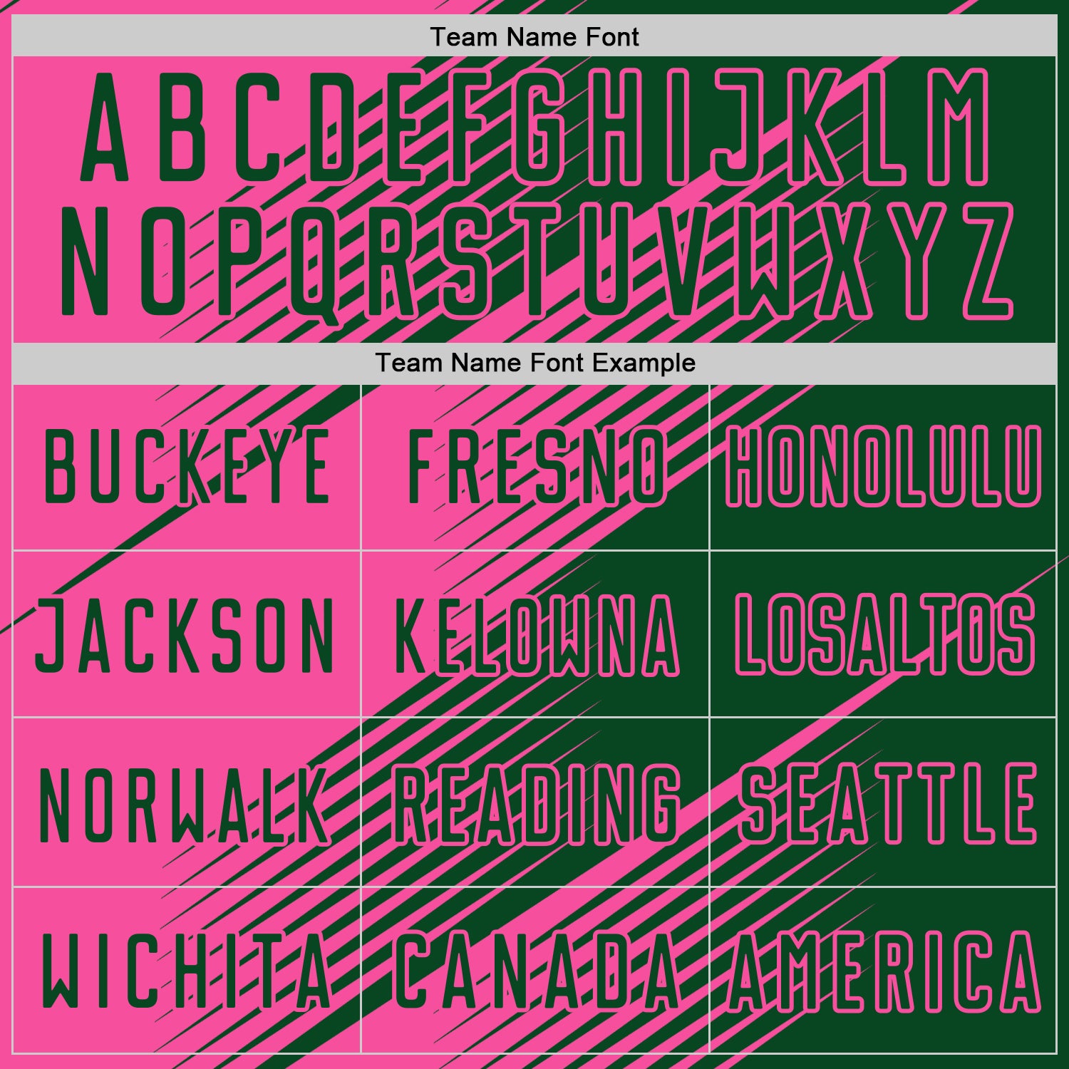 Custom Green Pink Line Sublimation Soccer Uniform Jersey