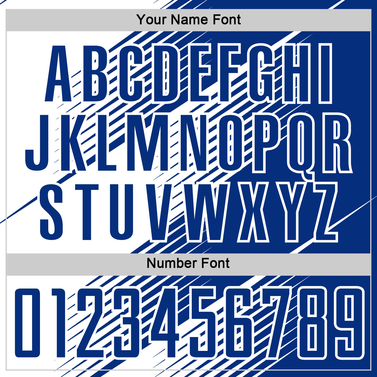 Custom Royal White Line Sublimation Soccer Uniform Jersey