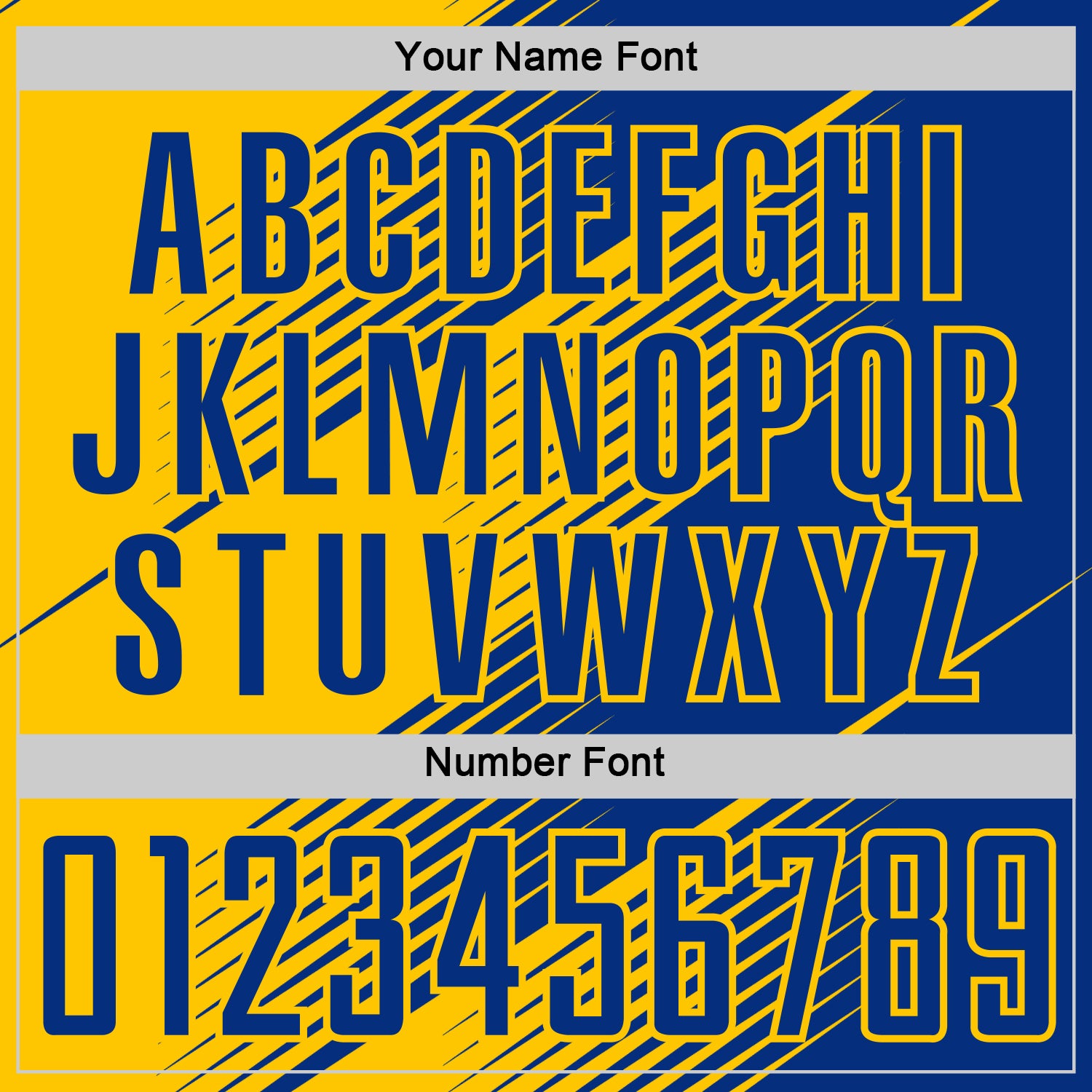 Custom Royal Yellow Line Sublimation Soccer Uniform Jersey