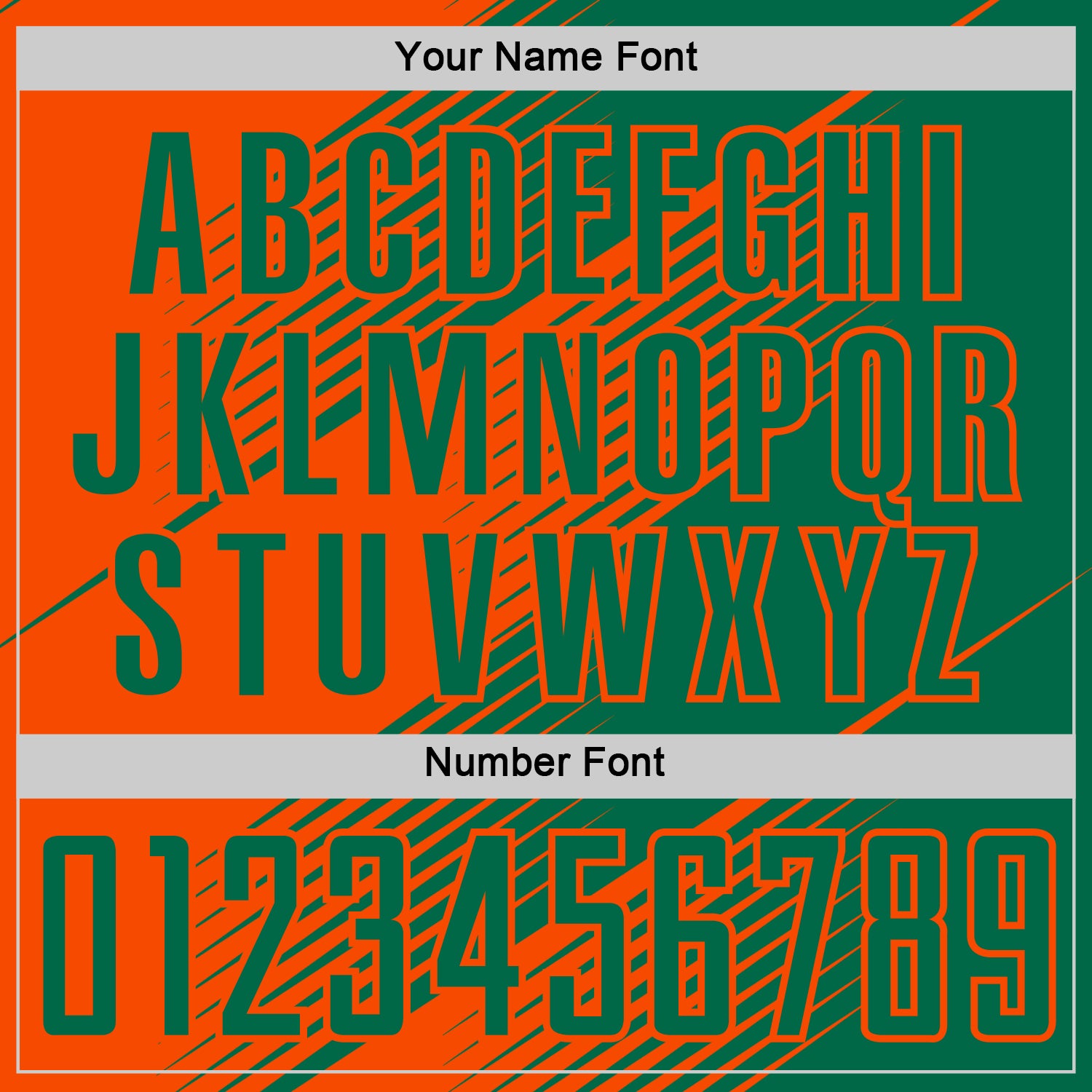 Custom Kelly Green Orange Line Sublimation Soccer Uniform Jersey