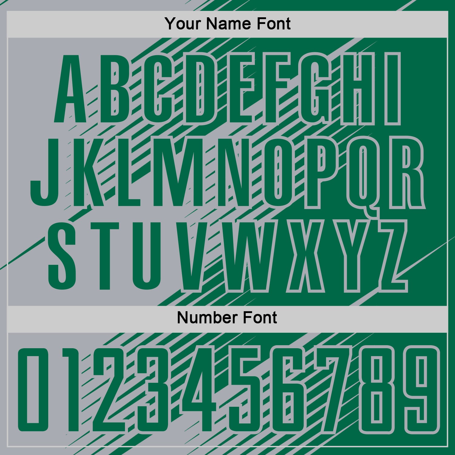 Custom Kelly Green Gray Line Sublimation Soccer Uniform Jersey