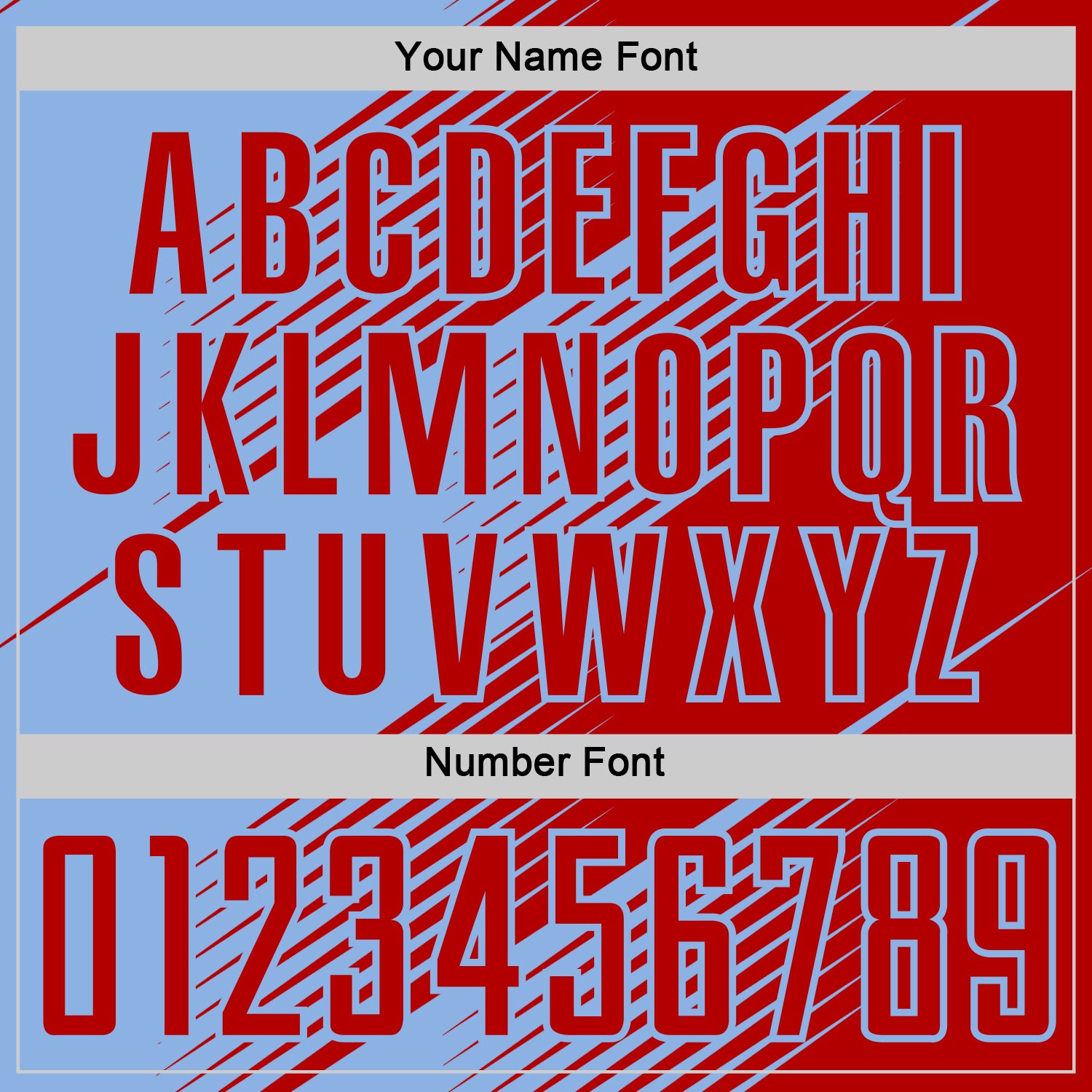 Custom Red Light Blue Line Sublimation Soccer Uniform Jersey