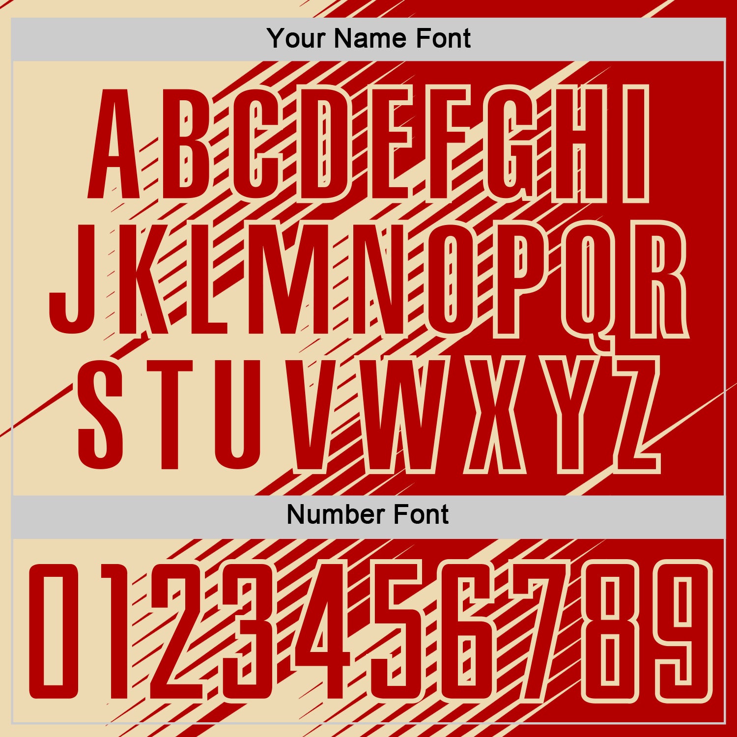 Custom Red Cream Line Sublimation Soccer Uniform Jersey