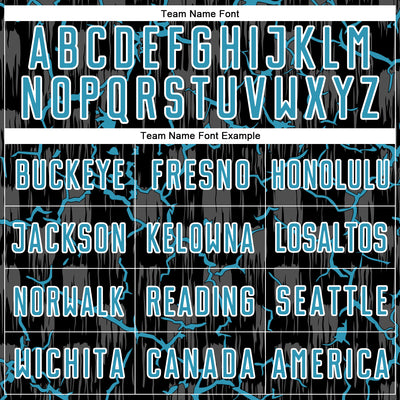 Custom Black Panther Blue-White Lightning Sublimation Soccer Uniform Jersey