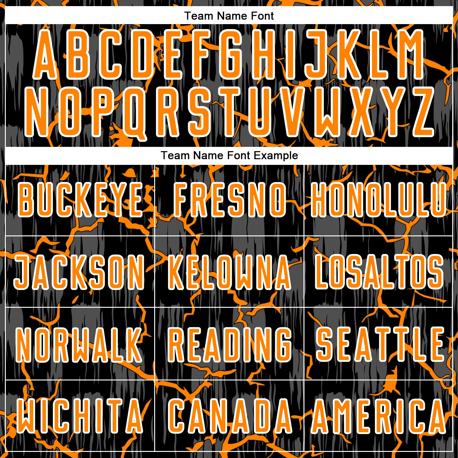 Custom Black Bay Orange-White Lightning Sublimation Soccer Uniform Jersey