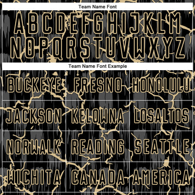 Custom Black Vegas Gold Lightning Sublimation Soccer Uniform Jersey