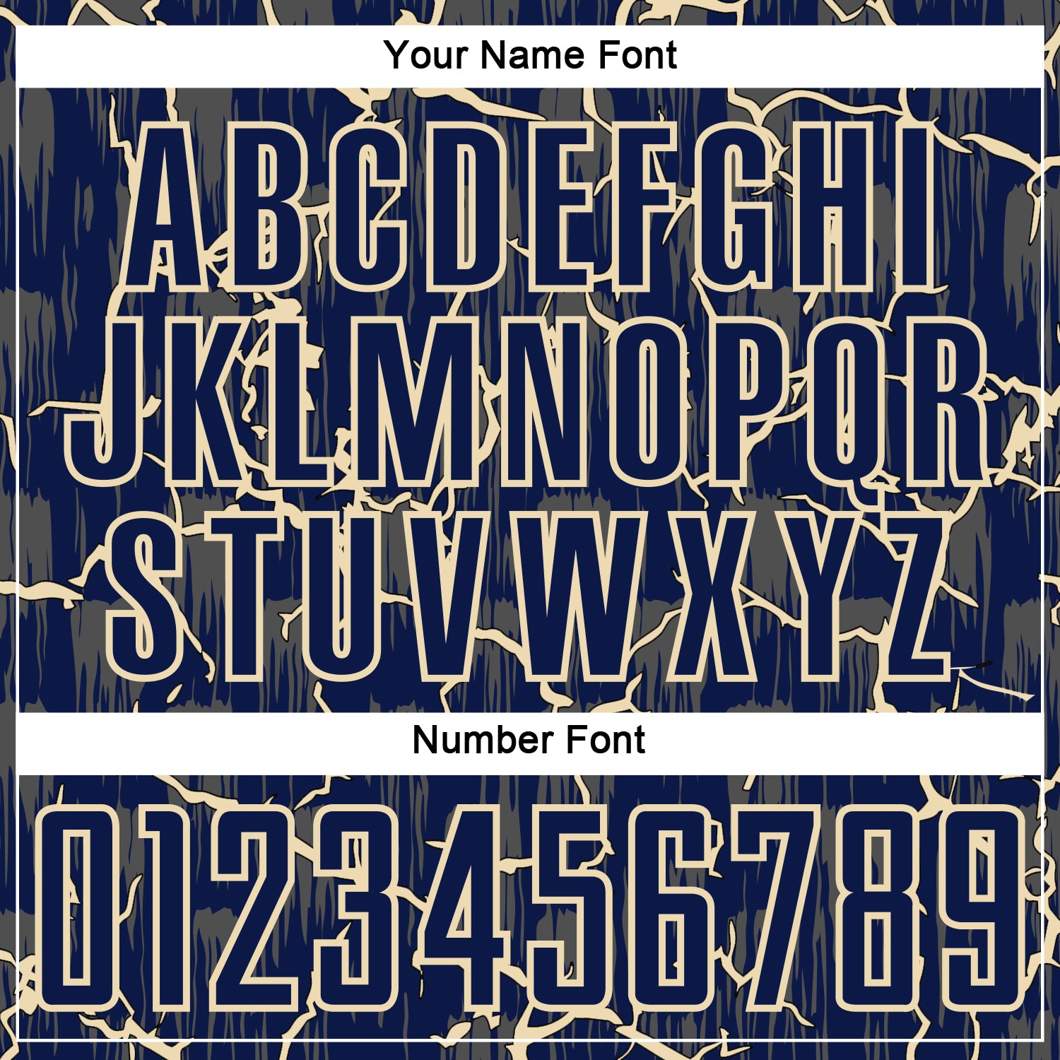 Custom Navy Cream Lightning Sublimation Soccer Uniform Jersey