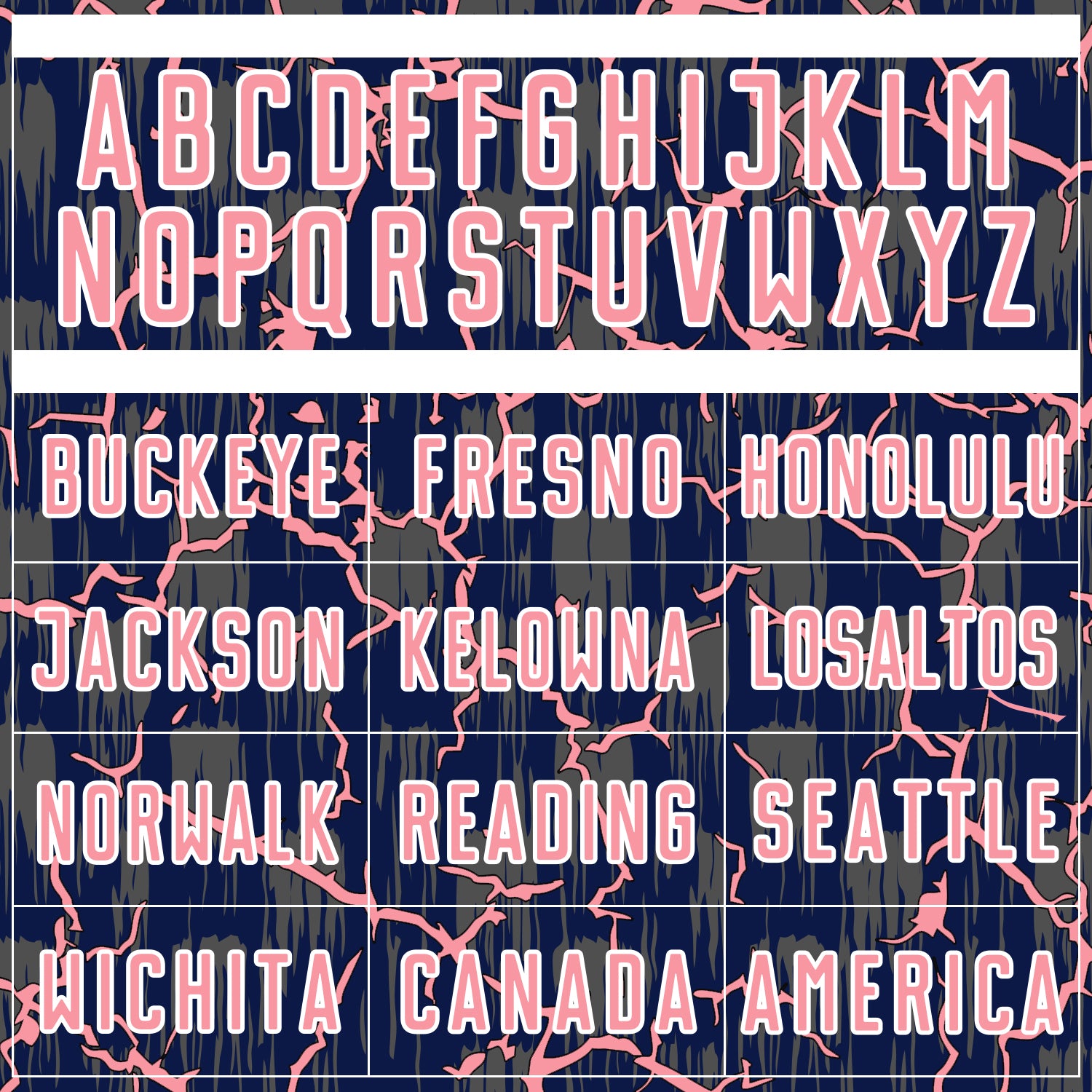 Custom Navy Medium Pink-White Lightning Sublimation Soccer Uniform Jersey