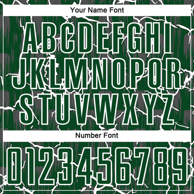 Custom Green White Lightning Sublimation Soccer Uniform Jersey